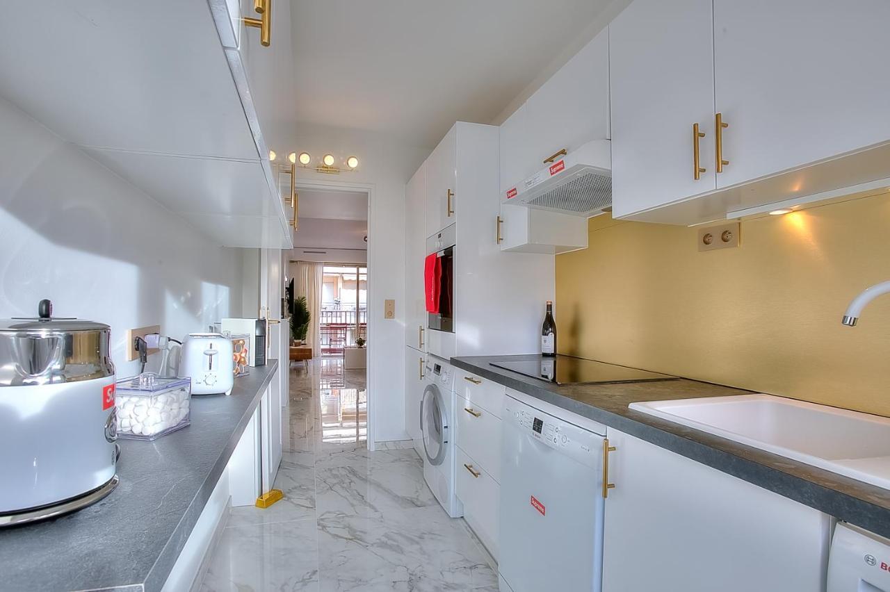 Luxury 4 Stars Apartment With 2 Terraces, Cannes Croisette Экстерьер фото